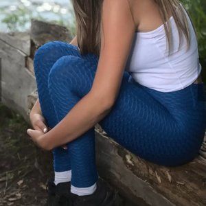 Comfy Forever Blue TikTok leggings